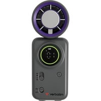 Verbatim Cool 'n' Go Ice Touch Mini, Ventilateur Gris/lilas
