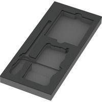 Wera 9850 Insert en mousse pour Kraftform Kompakt et Tool-Check PLUS Set 1, vide, Dépôt Noir/gris