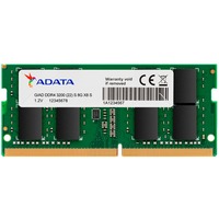ADATA 8 Go DDR4-3200 (1x 8 Go) mémoire PC portable Vert, AD4S32008G22-SGN, SO-DIMM, XMP