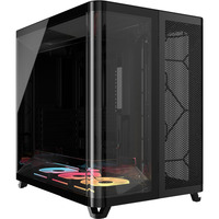 Corsair  boîtier midi tower Noir | 3x USB-C | RGB | Verre Trempé