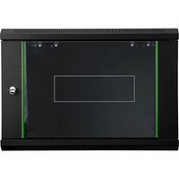 Digitus Boîtier mural de série Dynamic Basic -600 x 450 mm (lxp), Armoire informatique Noir, Rack monté sur le mur, 7U, 60 kg, Verrouillage des touches, 15 kg, Noir