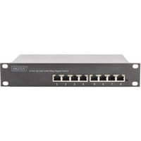 Digitus Commutateur PoE+ Gigabit Ethernet 10 pouces 8 ports, L2+ Managed, Switch L2+ Managed, Géré, L2+, Gigabit Ethernet (10/100/1000), Full duplex, Connexion Ethernet, supportant l'alimentation via ce port (PoE)