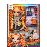 MGA Entertainment Rainbow High Sparkle & Shine Fashion Dolls- Clementine (Orange), Poupée Rainbow High Sparkle & Shine Fashion Dolls- Clementine (Orange), Poupée mannequin, Femelle, 4 an(s), Garçon/Fille, 280 mm, Multicolore