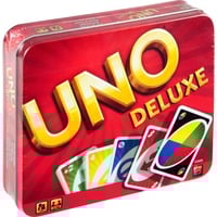 Mattel Games UNO Deluxe, Jeu de cartes Multilingue, 2 - 10 joueurs, 15 minutes, 7 ans et plus