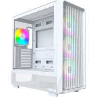 Montech boîtier midi tower Blanc | 2x USB-A | 1x USB-C | RGB | Window