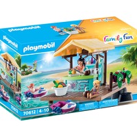 PLAYMOBIL Family Fun - Bar flottant et vacanciers, Jouets de construction 70612