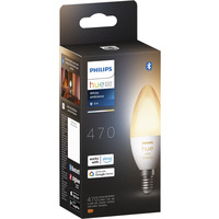 Philips Hue White Ambiance E14 Lampe Intelligente Forme Bougie 470, Lampe à LED 