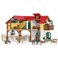 Schleich Farm World - Ferme avec étable et animaux, Figurine 