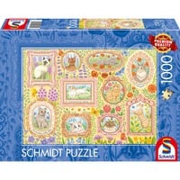 Schmidt Spiele Chats nobles en pleine floraison, Puzzle 
