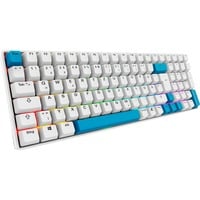 Sharkoon SKILLER SGK50 S2 PBT, clavier gaming Blanc, Layout DE, Gateron G Pro 3.0 Yellow