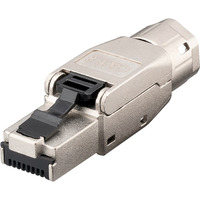 goobay Connecteur RJ-45 CAT 8.1 à monter sur site, STP, Prise de courant 