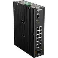D-Link DIS-200G-12S commutateur réseau Géré L2 Gigabit Ethernet (10/100/1000) Noir, Switch Géré, L2, Gigabit Ethernet (10/100/1000), Full duplex, Grille de montage, Montage mural