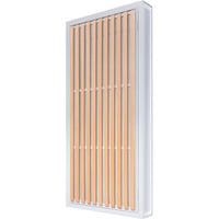 Lian Li B4-mATX Vertical AeroDeck, boîtier pc Blanc/bois | Verre trempé