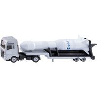 SIKU SUPER MAN camion avec fusée ESA, Modèle réduit de voiture 