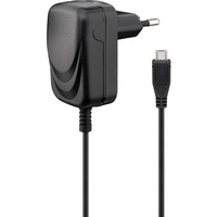 goobay 49529 chargeur d'appareils mobiles Noir Intérieure Noir, Intérieure, Secteur, 5 V, 1 A, 1,5 m, Noir