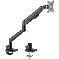 goobay Support moniteur simple avec ressort à gaz, Support de moniteur Noir