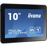 iiyama ProLite TF1015MC-B3 10.1" Moniteur Noir, 1x DisplayPort, 1x HDMI, 1x VGA, 1x USB-A, 1x RJ-45