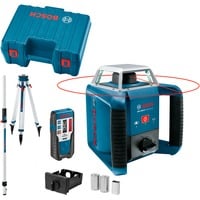 Bosch GRL 400 H Professional Niveau rotatif 400 m 635 nm (< 1 mW), Laser rotatif Bleu, 400 m, 0,08 mm/m, 5°, 600 tr/min, Rouge, 635 nm (< 1 mW)
