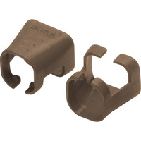 Digitus Clips de couleur pour câbles de raccordement, Serre-câble Marron