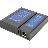 Digitus Testeur de câble unilatéral pour câbles réseau RJ45 Noir