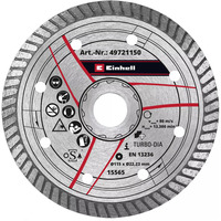 EINHELL Disque diamanté fin, Ø 115 x 1,4mm, Disque de coupe 