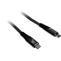 Inter-Tech Câble USB 3.2 Gen2x2, connecteur USB-C > connecteur USB-C Noir
