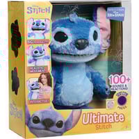 Just Play Disney Stitch - Ultimate Stitch, Peluche Caractère, 3 an(s), Interactif, Sonore, AA, Piles fournies