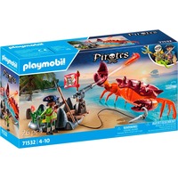 PLAYMOBIL Pirates - Combattez le crabe géant, Jouets de construction 71532