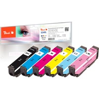 Peach PI200-293 cartouche d'encre 6 pièce(s) Compatible Noir, Cyan, Cyan clair, Magenta clair, Magenta, Jaune Noir, Cyan, Cyan clair, Magenta clair, Magenta, Jaune, 11 ml, 11 ml, 6 pièce(s), Multi pack