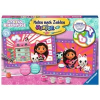 Ravensburger Peindre par numéros Junior - DreamWorks Gabby's Dollhouse, Peinture 