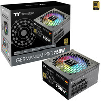 Thermaltake Germanium Pro RGB alimentation modulaire 750 watt Noir, 1x 12V-2x6, 4x PCIe