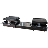 Unold 48755 raclette 8 personne(s) 1300 W Noir Noir, 8 personne(s), Plastique, Noir, Rectangulaire, Aluminium, 21 x 21 mm