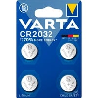 VARTA Pile bouton lithium CR2032, 3 volts, Batterie 