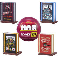 ZURU MAX - Livres, Jouets de construction MAX Build more Premium Bricks Books Collection, Jeu de construction, 8 an(s), Plastique