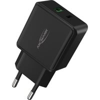 Ansmann HC218PD Noir Intérieure chargeur Noir, 1x USB-C, 1x USB-A, Intérieure, Secteur, 12 V, Noir
