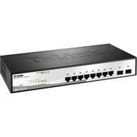 D-Link DGS-1210-10 Géré L2 Gigabit Ethernet (10/100/1000) 1U Noir, Gris, Switch Géré, L2, Gigabit Ethernet (10/100/1000), Full duplex, Grille de montage, 1U