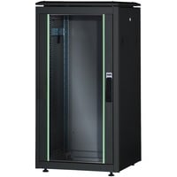 Digitus Armoire réseau de série Unique - 600 x 1 000 mm (lxp), Armoire informatique Noir, Rack autonome, 26U, 800 kg, Rails de rack, Noir