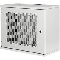 Digitus Boîtiers muraux SOHO, non montés - 540 x 400 mm (lxp), Armoire informatique Gris clair, non montés - 540 x 400 mm (lxp), Rack monté sur le mur, 9U, 60 kg, Rails de rack, Gris
