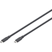 Digitus Câble de connexion en silicone USB 3.2 Gen 1 USB-C > USB-C Noir