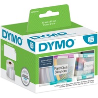 Dymo LW - Étiquettes multi-usages - 32 x 57 mm - S0722540 Blanc, Blanc, Imprimante d'étiquette adhésive, Papier, Amovible, Rectangle, LabelWriter