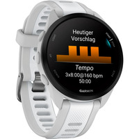 Garmin Forerunner 165, Smartwatch Blanc/Gris clair