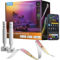 Govee Kit de bande lumineuse avec Skyline, Bande LED Kit d'éclairage intelligent, Wi-Fi/Bluetooth, Blanc, 350 lumen par watt, Android, iOS, G