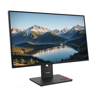 Lenovo ThinkVision T27Q-40 Moniteur 27" Noir, 1x DisplayPort, 1x HDMI, 1x USB-C, 3x USB-A, 120 Hz, 68,6 cm (27"), 2560 x 1440 pixels, Wide Quad HD, LED, 6 ms, Noir