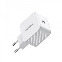 Nevox Chargeur 45W SINGLE USB-C (PD) QC3.0 GaN Blanc