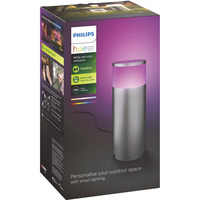 Philips Hue Lampe à plinthe White & Color Ambiance Calla, Lumière LED Argent
