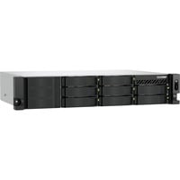 QNAP TS-855EU-8G serveur de stockage NAS Rack (2 U) Intel Atom® C5125 8 Go DDR4 0 To QuTS hero Noir NAS, Rack (2 U), Intel Atom®, C5125, 8 Go, DDR4