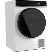 SHARP KD-WNHB8S9GWC-DE, Sèche-linge pompe à chaleur à condensation Blanc/Noir