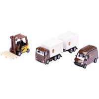 SIKU 6324 véhicule pour enfants, Modèle réduit de voiture Modèle de camion de livraison, 3 an(s), Métal, Plastique, Noir, Marron, Blanc, Jaune