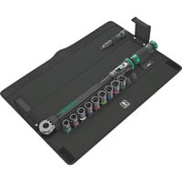 Wera Click-Torque C 3 Set 2, 1/2", Clé dynamométrique Noir/Vert, 11 pièces, avec cliquet réversible