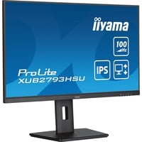 iiyama ProLite XUB2793HSU-B7 écran plat de PC 68,6 cm (27") 1920 x 1080 pixels Full HD LED Noir Moniteur Noir (Mat), 68,6 cm (27"), 1920 x 1080 pixels, Full HD, LED, 1 ms, Noir